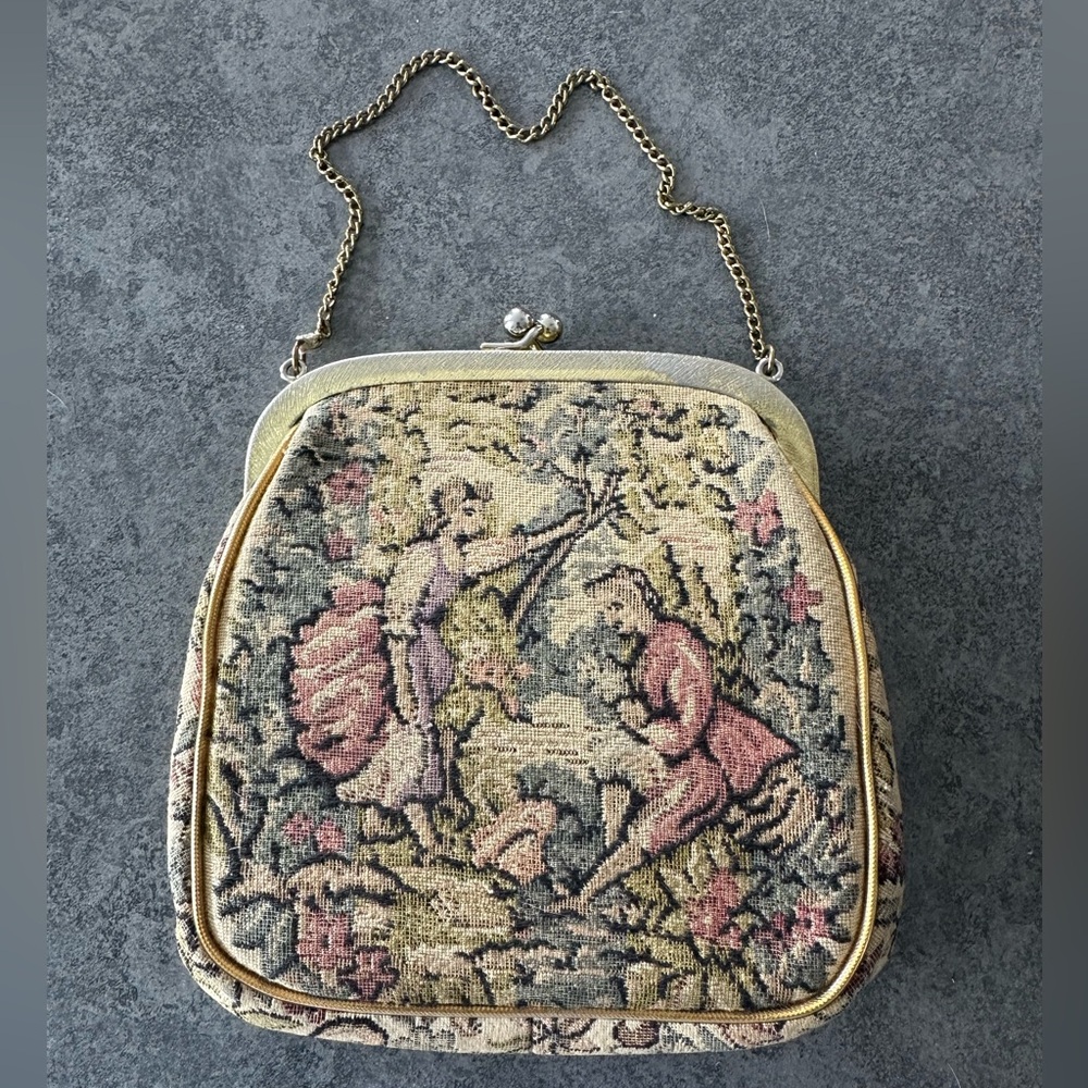 Vintage 1950’s tapestry handbag Julius Resnick